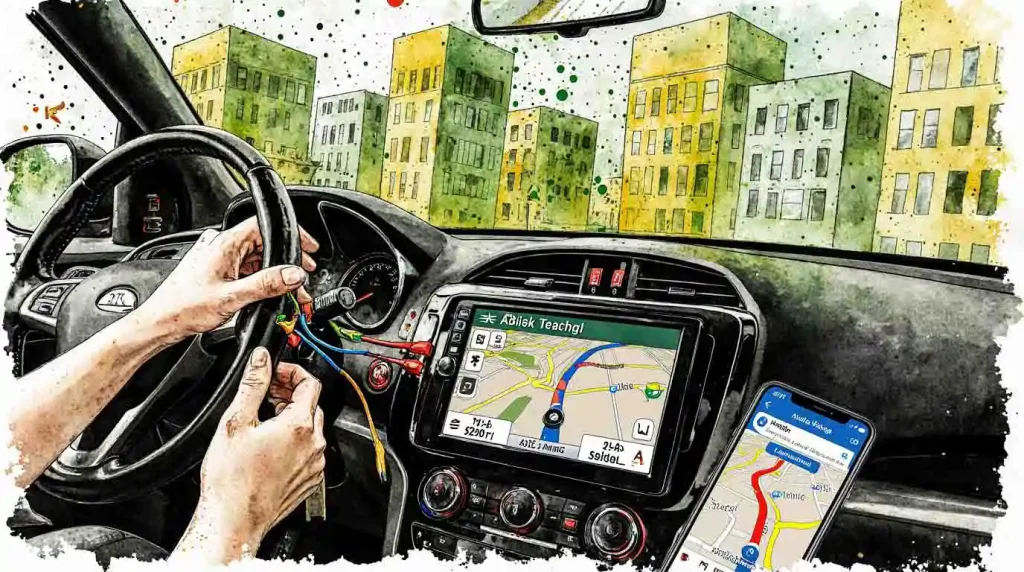 connecter un GPS chinois à un tableau de bord